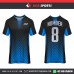 BLACK SHINED WAYS   SOCCER JERSEYS